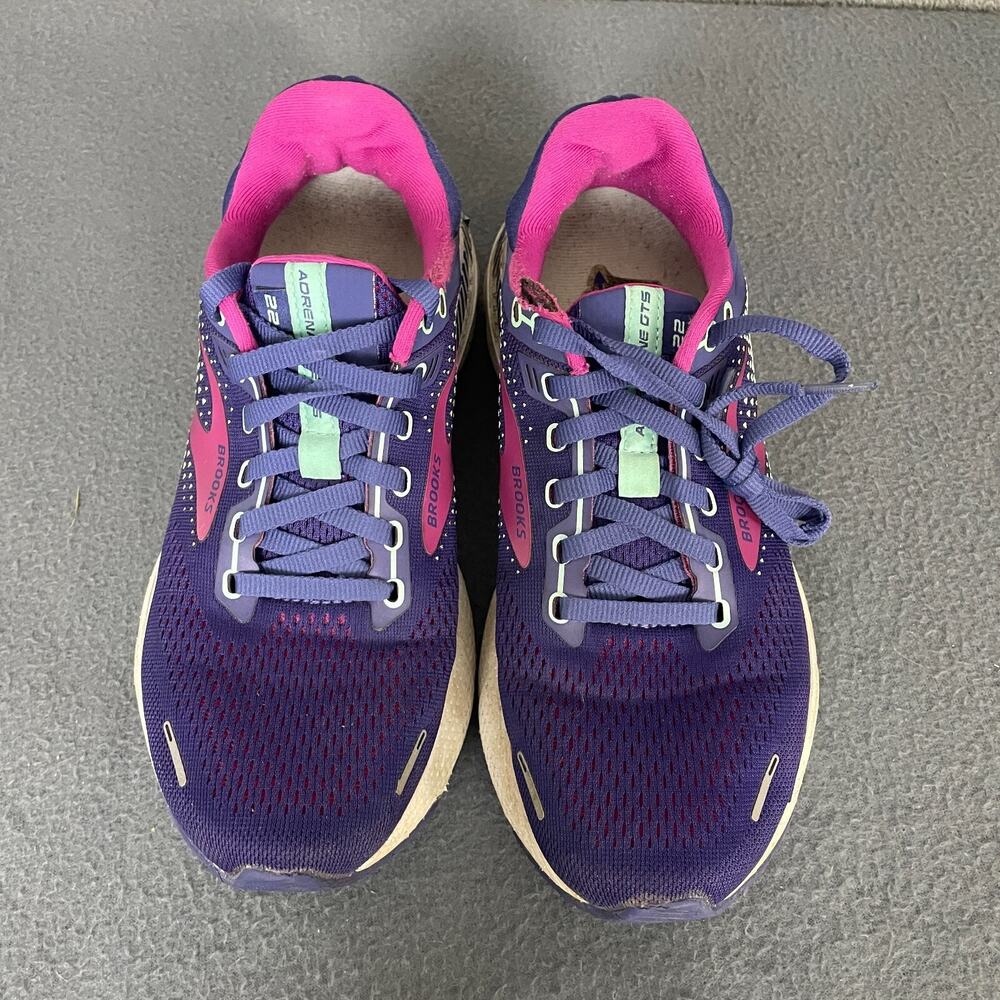 Brooks Adrenaline GTS 22 1203531B403 Sneakers Women's US 8 Purple Running Shoes - Picture 2 of 15